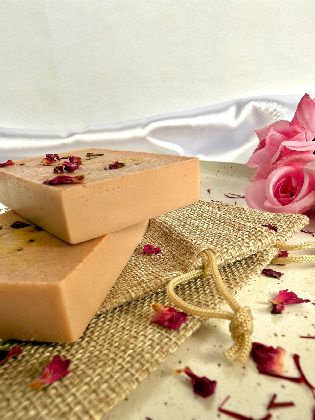 Wild Rose & Saffron Soap Bar
