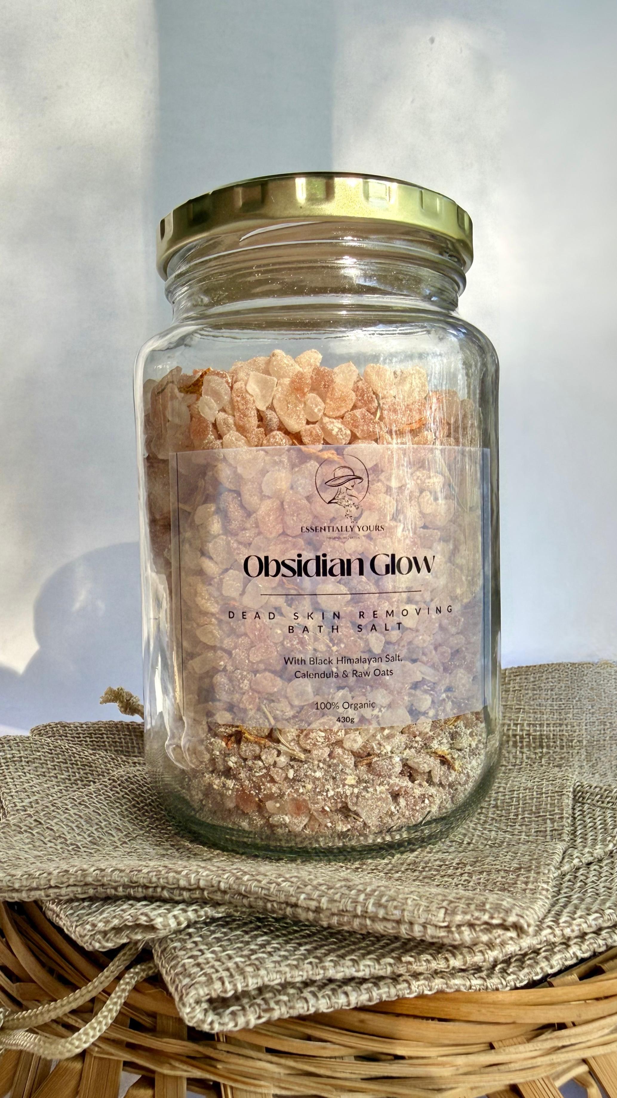 Obsidian Glow - Dead Skin Removing Bath Soak - 450g